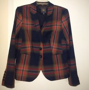 Red and Blue Plaid Jacket